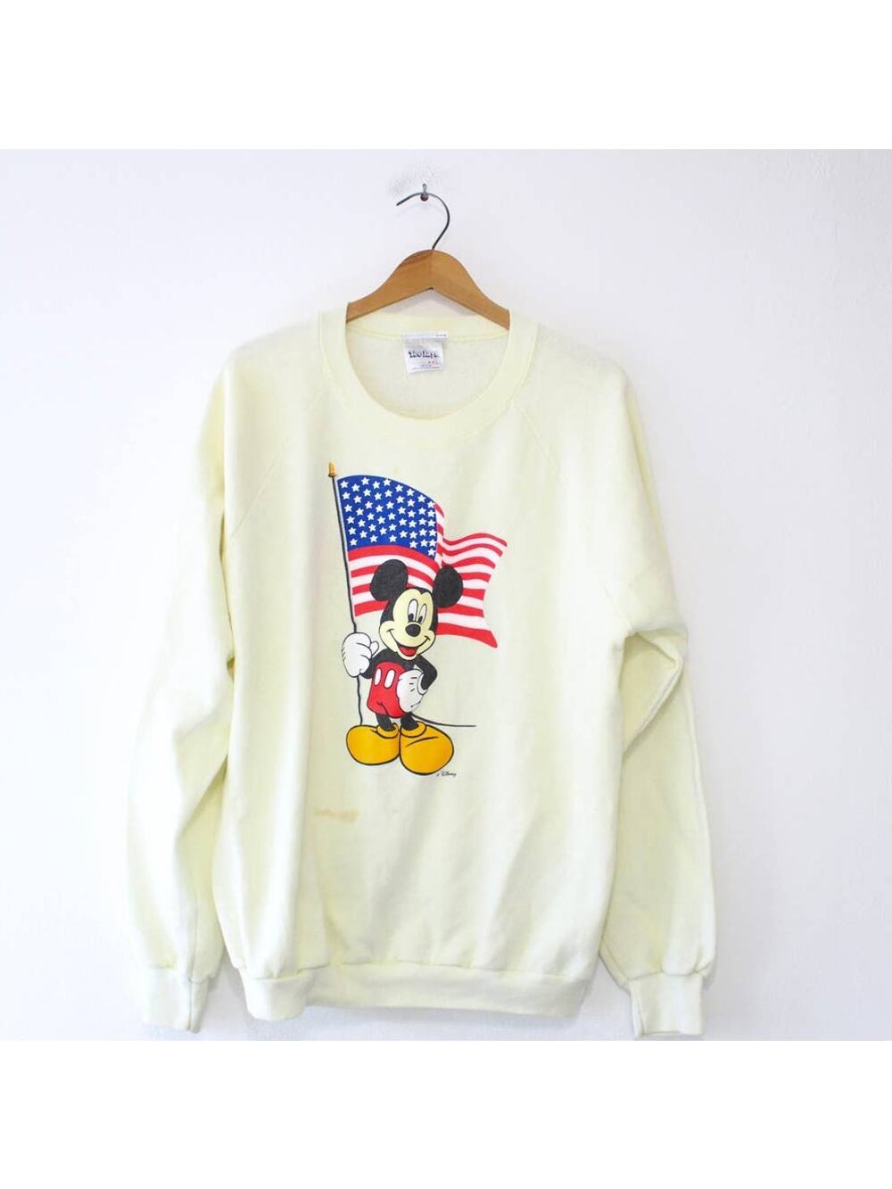 Vintage Walt Disney Mickey Mouse USA Sweatshirt XXL 2X